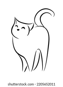 Symbol Stylized Kitty Stock Vector (Royalty Free) 2205652011 | Shutterstock