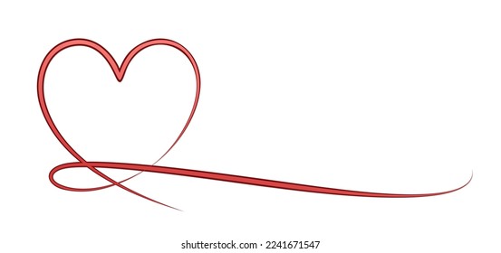Symbol of the stylized red heart.