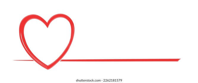 Symbol of the stylized red heart.