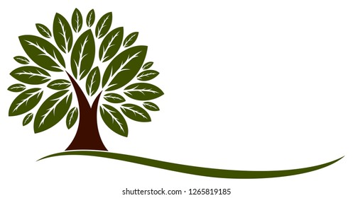 A symbol of the stylized tree