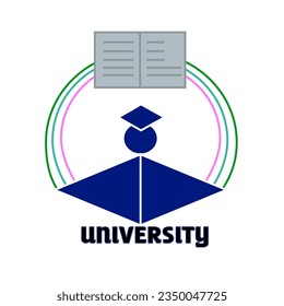 ein Symbol, das für die Verwendung als Universitätssymbol geeignet ist