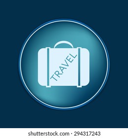 symbol of a suitcase for travel. Travel Bag