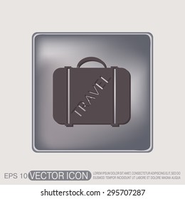 symbol of a suitcase for travel. Travel Bag