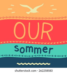 Symbol of summer vacation  