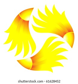 Symbol of sun. Vector-Illustration