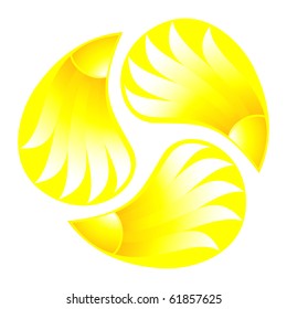 Symbol of sun. Vector-Illustration