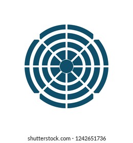  symbol for the target shot