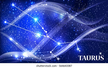 Symbol: Taurus Zodiac Sign. Vector Illustration. EPS10