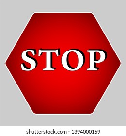 The symbol tells to stop.