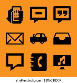 symbol, touchscreen, financial, table, live and template icon vector set. Flat vector design with filled icons. Designed for web and software interfaces