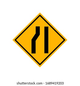 Symbol traffic sign, Vector image.