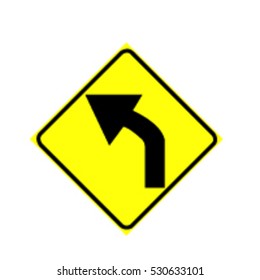Symbol traffic sign, Vector image.