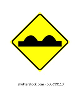 Symbol traffic sign, Vector image.