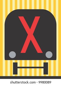 a symbol of train wagon	