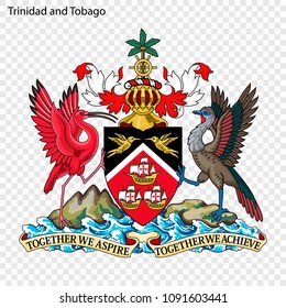 Symbol of Trinidad and Tobago. National emblem