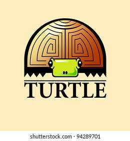 symbol of the turtle. icon. vector illustration