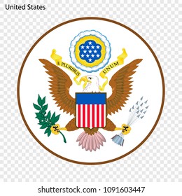 Symbol of United States . National emblem