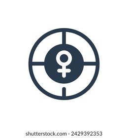 Symbol for Unity of Women's Day Vector Icon Illustration