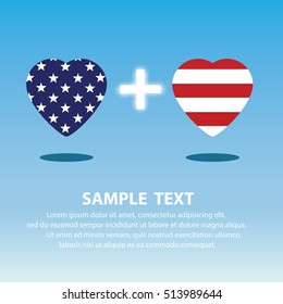 symbol USA. vector illustration