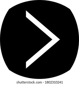 Símbolo utilizado en un botón de equipo electrónico para ser utilizado como señal de que la música o el vídeo empezarán a reproducirse cuando se pulse.