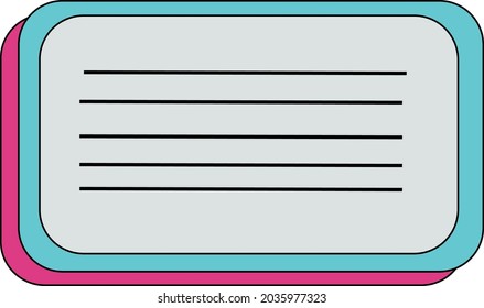 symbol vector board for announcements and memo notes