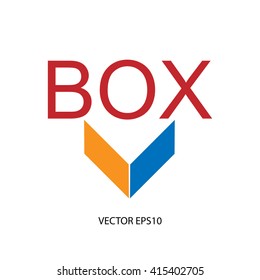 symbol vector  box logo design for company and business