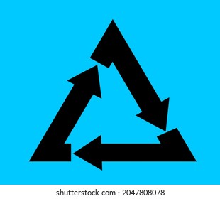 Gráfico del reciclado del vector de ilustración.