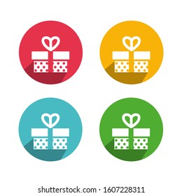 Symbol vector gift icon illustration