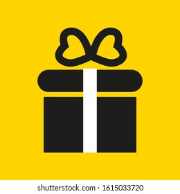 Symbol vector gift icon illustration