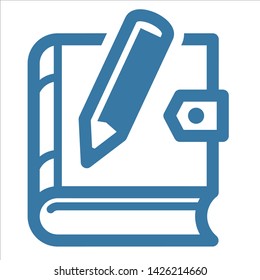 symbol vector icon blogging services on the website