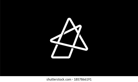 Un icono de vector de símbolo. Logo de vector de letra