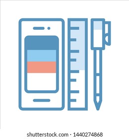 symbol vector icon ux-design with simple design