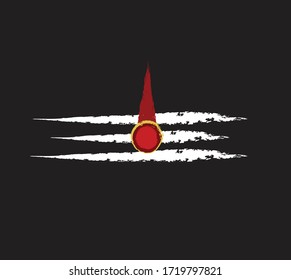 Das Symbol in der Vektorgrafik ist für Lord Shiva.