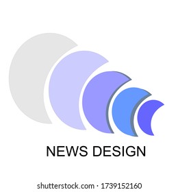 symbol vector news creative icon