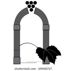 Symbol vineyard, wine tasting and relaxation