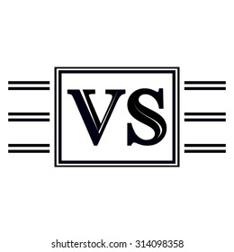 Symbol VS competitors against each other
