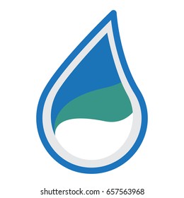 symbol water icon for logo