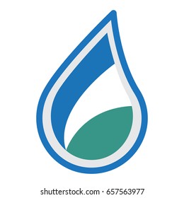symbol water icon for logo