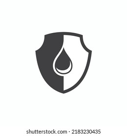 symbol of waterproof, waterproof icon, vector art.