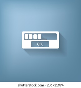 the symbol of the web-interface sign.