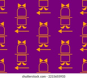 Symbol of the womens stuff, seamless vector texture