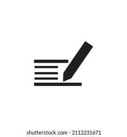vector de texto de escritura de símbolos colocado en fondo blanco. 