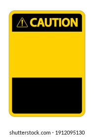 symbol yellow caution sign icon on white background