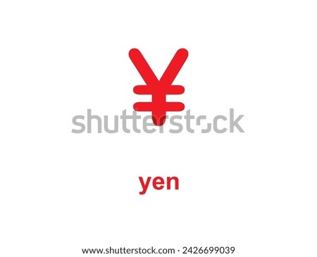 The symbol of the yen is ¥, along with JP¥, which is sometimes used to separate the Japanese yen from the Chinese yuan renminbi, which shares the same symbol. financial and banking  element and symbol