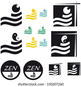 Symbol zen and yoga