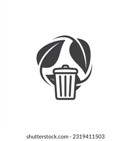 symbol of zero waste, zero waste icon, vector art.