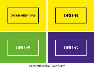 Symbol,dot hazard un class definition class.Vector illustration.