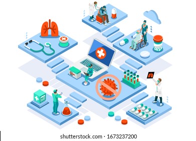 Symbolic alert, infection risk symbol. Coronavirus virus infected person with fever, coronaviruses signs and symptoms. Global health caution to viruses pandemic outbreak. Medical concept. Vector