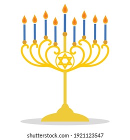 symbolic candlestick at a Jewish festival