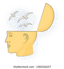 Symbolic drawing of the knowledge of philosophy